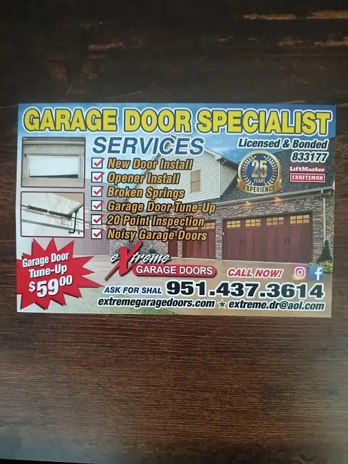 Extreme Garage Doors, garage door company in Inland Empire