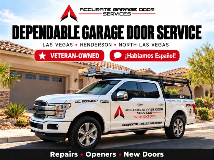 Accurate Garage Door Services, garage door company in Las Vegas